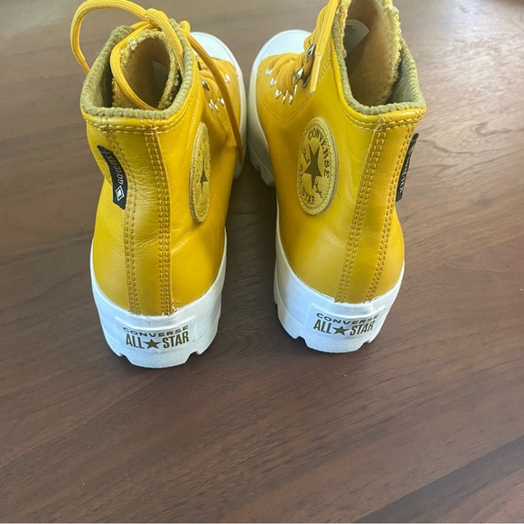 Converse Lugged Platform Hi Top Gore-Tex Mustard Yellow - Picture 5 of 8